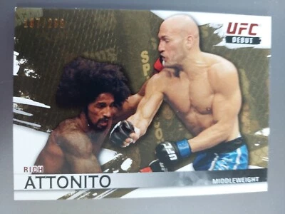 Rich Attonito #141 Debut 2010 Topps UFC Knockout Gold #107/288 - Image 1 of 2