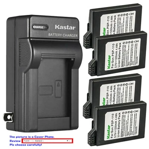 Kastar Battery AC Wall Charger for Sony PSP-3001 PSP-3002 PSP-3003 PSP-3004 - Picture 1 of 11