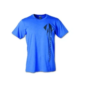 C7 Corvette Vertical Stingray Blue T-Shirt - Picture 1 of 2