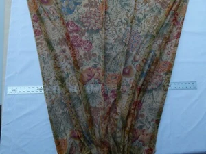 Scalamandre Vera Sheer Exuberant Dalia Fields Cotton Voile from Italy MSRP $188 - Picture 1 of 12