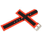 20mm Watchband Easy To Clean Adjustable Silicone Watch Strap Comfortable Size