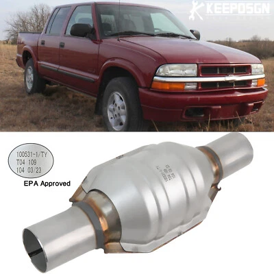 For Chevy Olds S10 Pickup Chevrolet S-10 1PC 2" Inlet/Outlet Catalytic Converter Foto 1 de 4