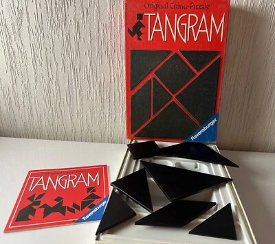 Ravensburger Tangram Strategie Holzpuzzle Montessori Kinder China Puzzle 1987 - Bild 1 von 4