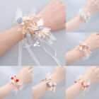 1PC Bride Pearl Pendant Wrist Flower Wedding Banquet Bracelet Hand Chain Jewelry