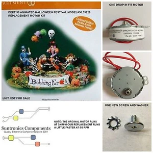 DEPT 56 Animated Halloween Festival-model:56.53229- REPLACEMENT MOTOR -PARTS KIT - Picture 1 of 3