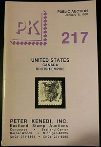 PK Briefmarken Auktionskatalog (5. Januar 1980) / USA / Kanada / British Empire - Bild 1 von 3