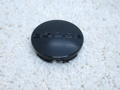 DODGE AVENGER, CHALLENGER, CHARGER, DART, DURANGO BLACK WHEEL CENTER CAP #2E-3 - Image 1 of 2