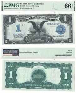 1899 $1 Silver Certificate Fr-229 PMG Gem CU-66 EPQ - Picture 1 of 3