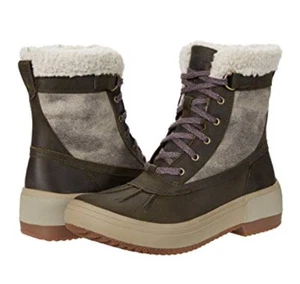 Merrell Haven Mid Lace Polar Waterproof Olive Womens Size 7 M - Picture 1 of 7