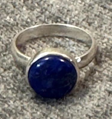 SILPADA Sterling Silver 925 Round Lapis Lazuli True Blue Ring R3053 Size 7 - Image 1 of 4