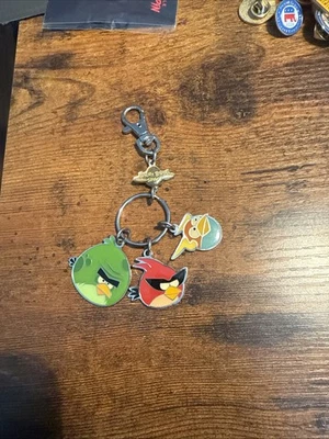 ANGRY BIRDS Llavero Espacial Dijes, 3 Personajes Coloridos del Juego, Clip Gatillo Foto 1 de 4