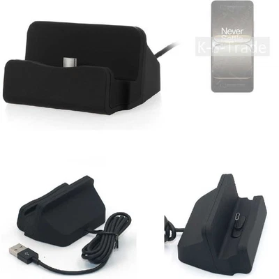 Docking Station per OnePlus Ace 5 Racing Edition USB Type C Caricabatterie nera  - Immagine 1 di 4
