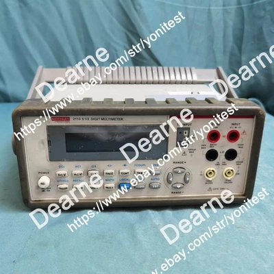 Keithley 2110 5-1/2 Digit Dual-Display Digital Multimeter - Image 1 of 4