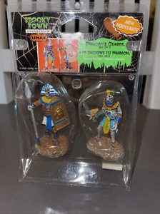 Lemax Spooky Town Pharoah's Guards Polyresin Figurine Halloween Décor Rare 82532 - Picture 1 of 5
