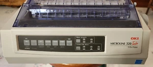 OKI MICROLINE 320 TURBO DOT MATRIX 9 PIN PRINTER - Picture 1 of 17