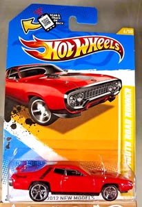 2012 Hot Wheels #6 New Models 6/50 '71 PLYMOUTH ROAD RUNNER Red Variant w/5Spoke - Picture 1 of 5