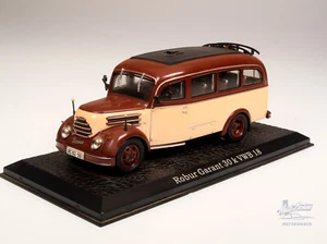 1:43 Atlas Altaya Robur Garant 30k VBW 18 Bus Reisebus braun beige DDR Oldtimer - Bild 1 von 3
