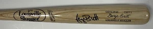GEORGE BRETT Firmado Louisville Slugger Juego Modelo Murciélago Rubio AUTO - BAS - Imagen 1 de 2