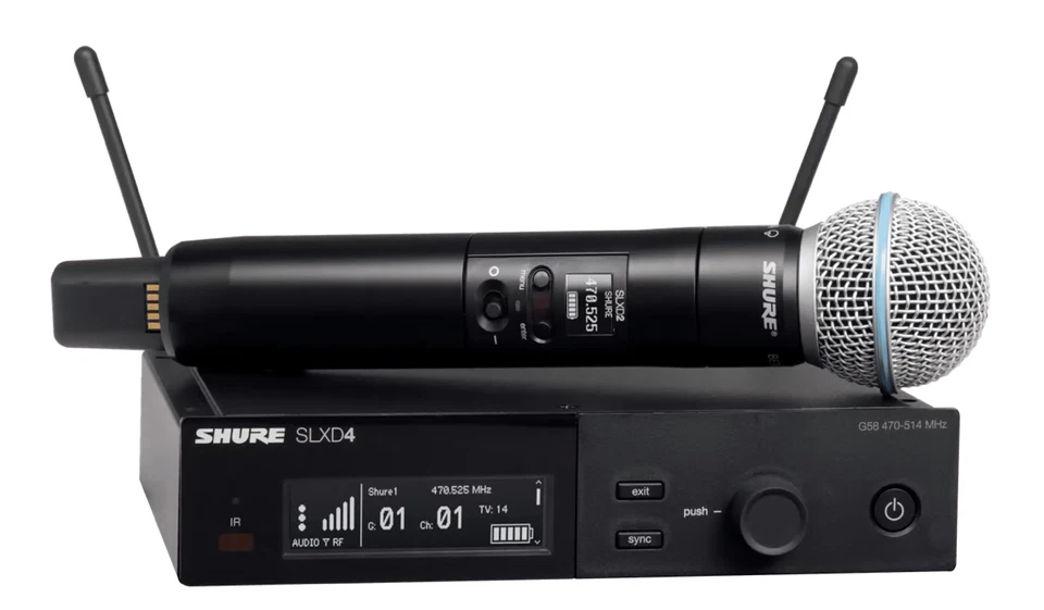 Shure SLXD24/B58 Digital Wireless Handheld Microphone System - Image 1 of 4