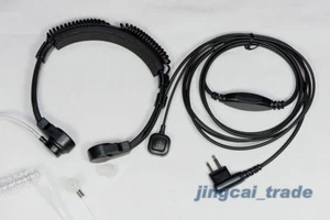 Heavy Duty Throat Vibration Mic for MOTOROLA GP300 CP200 HYT TC700 TC600 Radio - Picture 1 of 3