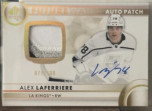 Alex Laferriere 2023-24 Upper Deck SP Authentic Future Watch Auto Patch /100 - Picture 1 of 2