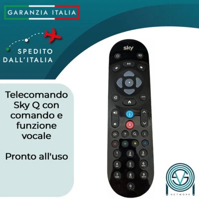 Original SKY Q Fernbedienung mit Bluetooth Sprachsteuerung Funktion
