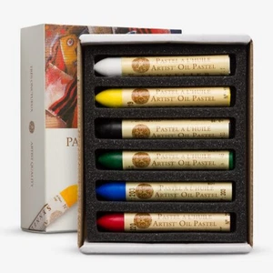 Sennelier 6 Assorted Artists Oil Pastel Box Set - CHOICE OF 3 SETS - Picture 1 of 5