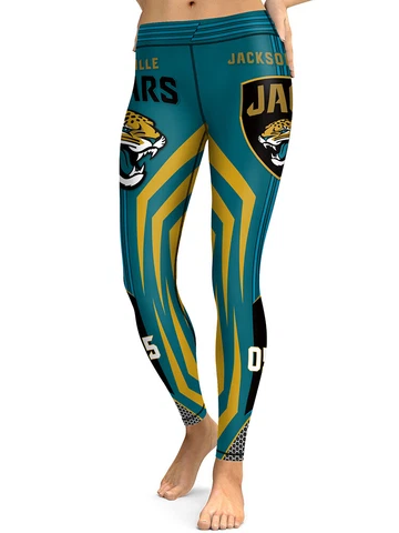 Jacksonville Jaguars Leggings Small-XXL (0-14) Jags Football Womens Game Gear Cover