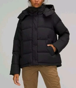 Giacca Lululemon Wunder Puff nera nuova con etichetta taglia 4 $298 - Foto 1 di 8