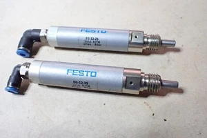 Festo Micro-Pnuematic Air Cylinder -- Qty of 2 -- 12mm bore x 25mm -- EG-12-25 - Picture 1 of 3