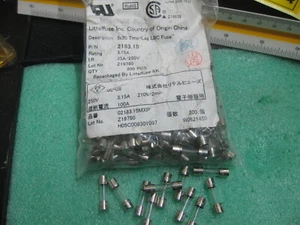 5 fusibles de cartucho 02183,15 MXP 250 V 3,15 A retardo de tiempo (slo-blo) - Imagen 1 de 1