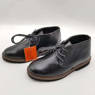 Deer Stags Boy's Faux Leather Chukka Boots - Black - Size 11 (Child) - Image 1 of 4