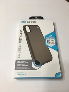 Speck Products Presidio Gold Metallic Case for Apple iPhone X - Picture 1 of 3