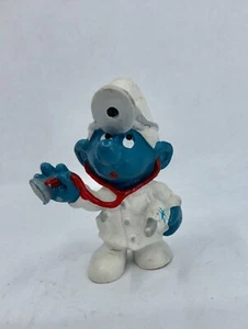 Doktor Schlumpf Peyo Figur PVC Spielzeug 1978 Hongkong - Bild 1 von 2
