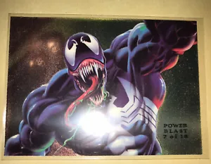 1994 Flair Marvel Inaugural Edition Power Blast #7 Venom NM-MT - Picture 1 of 13