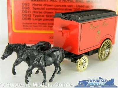 HORSE DRAWN LORRY PARCELS VAN ROYAL MAIL POST RED 1:64 APPROX DAYS GONE LLEDO K8 - Image 1 of 4