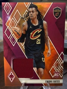 2023-24 Panini Phoenix Rookie Memorabilia Orange #11 Emoni Bates - Picture 1 of 2