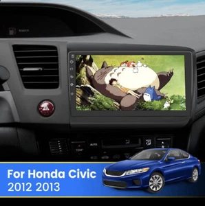 Car Stereo Radio Android 10.0 for Honda Civic 2012-2013 Touchscreen..New Sealed - Picture 1 of 6