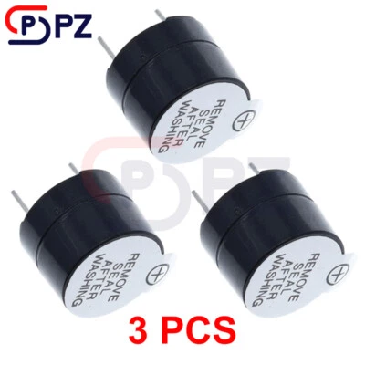 3 Stück 5 V Elektromagnetischer Aktiver Summer Alarm Klingeln Langer Kontinuierlicher Signalton - Bild 1 von 4