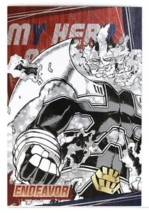 My Hero Academia Postkarten Sammlung Enji Todoroki Endeavor 01 - Bild 1 von 4