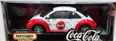 MATCHBOX COLLECTIBLES COCA-COLA BUBBLES 1999 RED VW NEW BEETLE 1:18  (7037) - Image 1 of 3