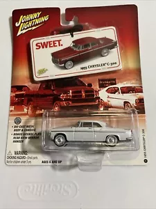 Johnny Lightning Sweet 1955 Chrysler C-300 Chase White lightning - Picture 1 of 3