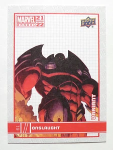 2021-22 Upper Deck Marvel Annual Onslaught Canvas Variant Insert Card #61 - Picture 1 of 2
