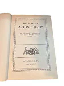 Antique Book Plays By Anton Chekhov Vintage Hardcover With Embossed Cover Dusty - Foto 1 di 10