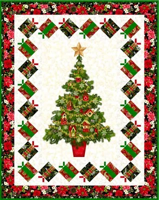 Joy of Giving Tis the Season Christmas Tree panel kit - Image 1 of 4