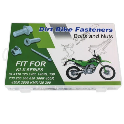 Fit For Kawasaki KLX110 02-24 KLX125 03-24 KLX150 05-24 Fairing Body Bolt Kit - Image 1 of 4