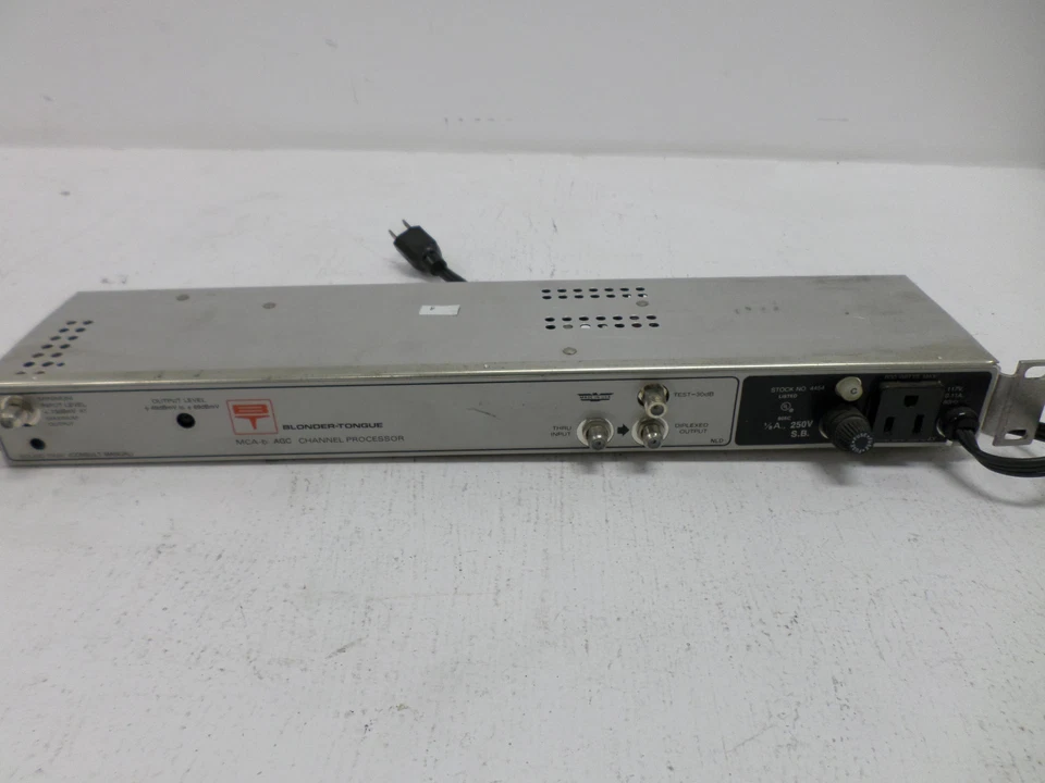 Blonder Tongue MCA-b AGC Channel Processor Stock# 4454 ~ Rack Mountable w/ Rails - Image 1 of 1