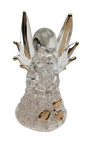Vintage Bradford 1984 Spun Glass Angel Figurine Ornament in Original Box 2'' - Picture 1 of 6
