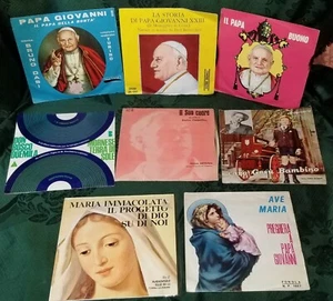 DISCHI RELIGIOSI CANTI E NARRAZIONI 33 ⅓ E 45 GIRI 7" ITALY '60 '80 LOTTO X 8 - Bild 1 von 10