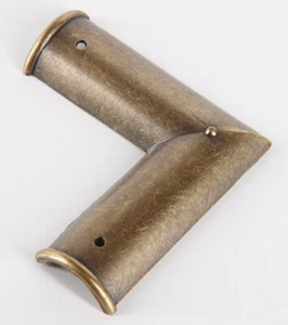 ANTIQUE GOLD BRASS CORNERS - Picture 1 of 1